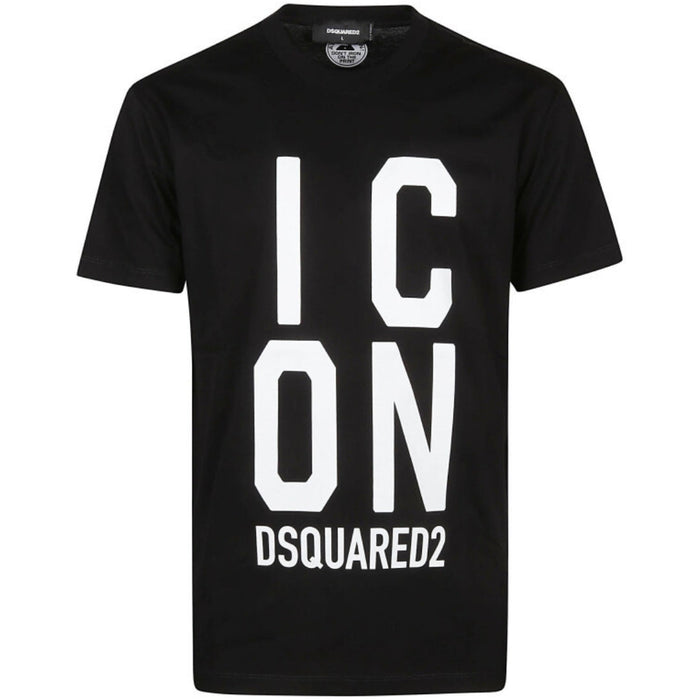 Dsquared2 Mens T Shirt S79Gc0077 900 Black