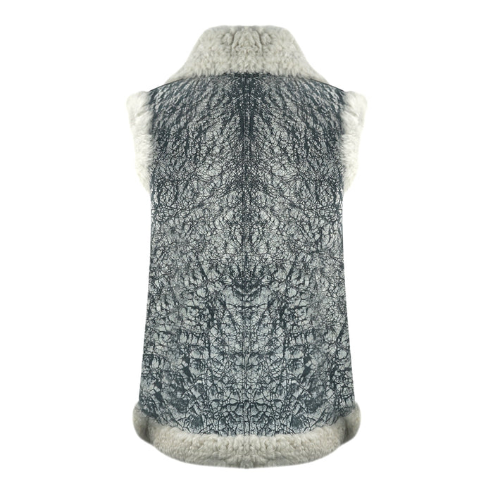 Parajumpers Womens Sax Shearling 765 Gilet Grey