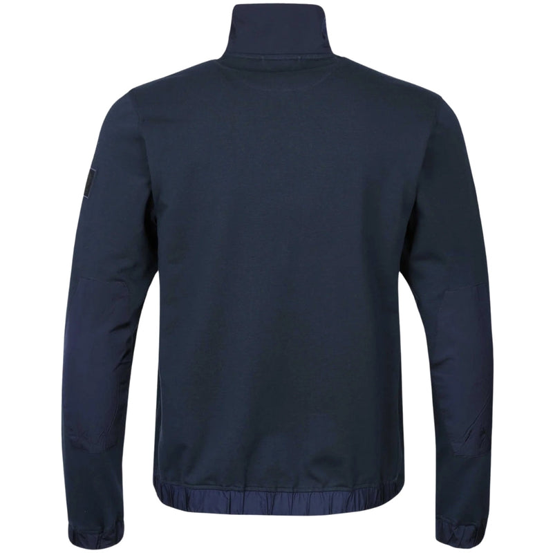 Belstaff Mens Seal Full Zip Dark Ink Jumper Navy Blue