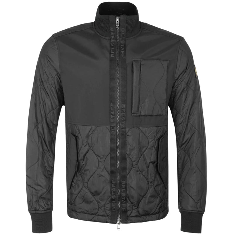 Belstaff Mens Sector Overshirt Jacket Black