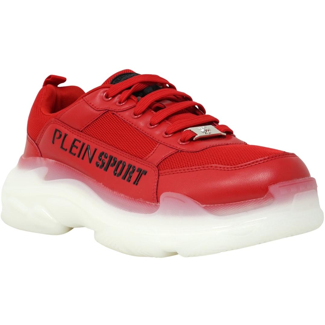 Plein Sport Mens Sips1001 52 Trainers Red
