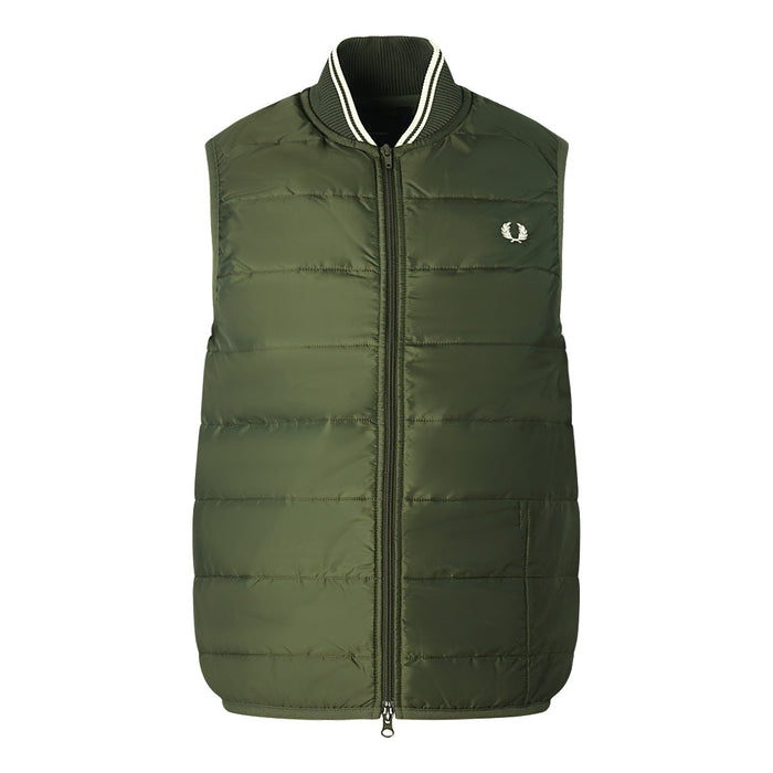 Fred Perry Mens Sj4030 385 Jacket Green