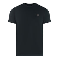 Fred Perry Mens Sm4162 102 T Shirt Black