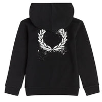 Fred Perry Boys Sy1510 102 Hoodie Black