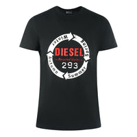 Diesel Mens T Diegos C1 900 T Shirt Black