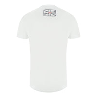 Aquascutum Herren T00123 01 T-Shirt Weiß