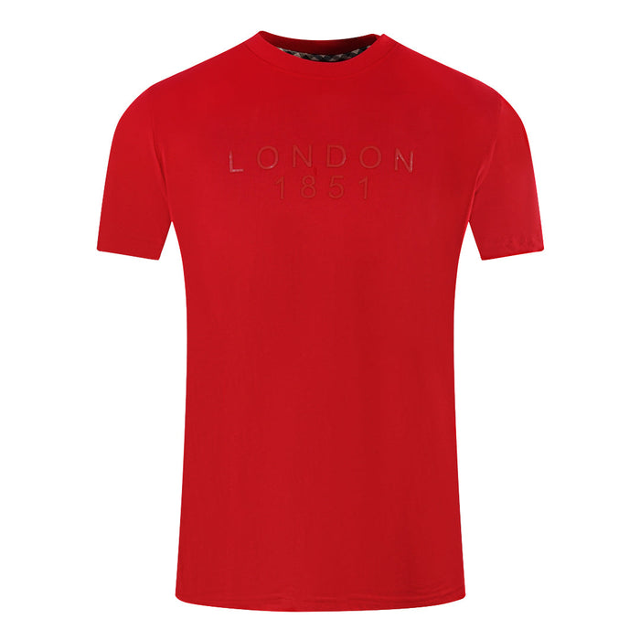 Aquascutum Herren T00123 52 T-Shirt Rot