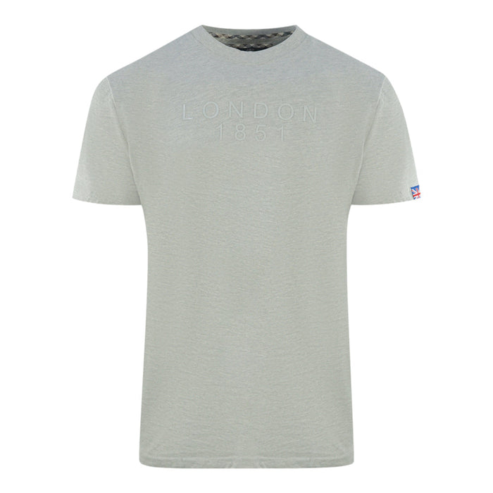 Aquascutum Herren T00123 94 T-Shirt Grau
