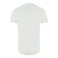 Aquascutum Herren T00223 01 T-Shirt Weiß