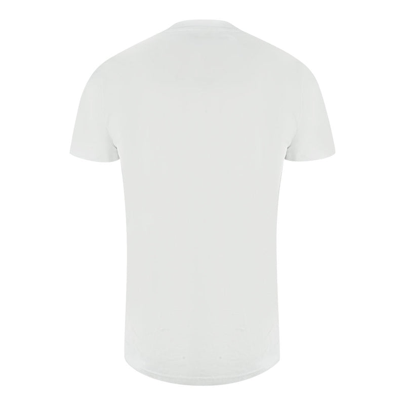 Aquascutum Herren T00223 01 T-Shirt Weiß