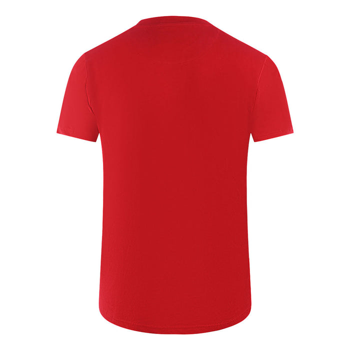 Aquascutum Herren T00423 52 T-Shirt Rot