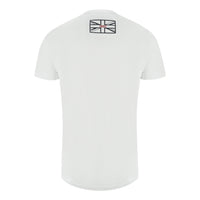 Aquascutum Herren T00723 01 T-Shirt Weiß