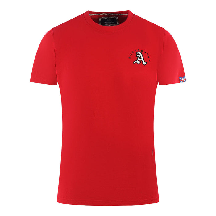 Aquascutum Mens T00823 52 T Shirt Red