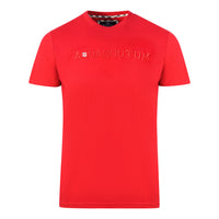 Aquascutum Herren T01123 52 T-Shirt Rot
