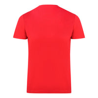 Aquascutum Herren T01123 52 T-Shirt Rot