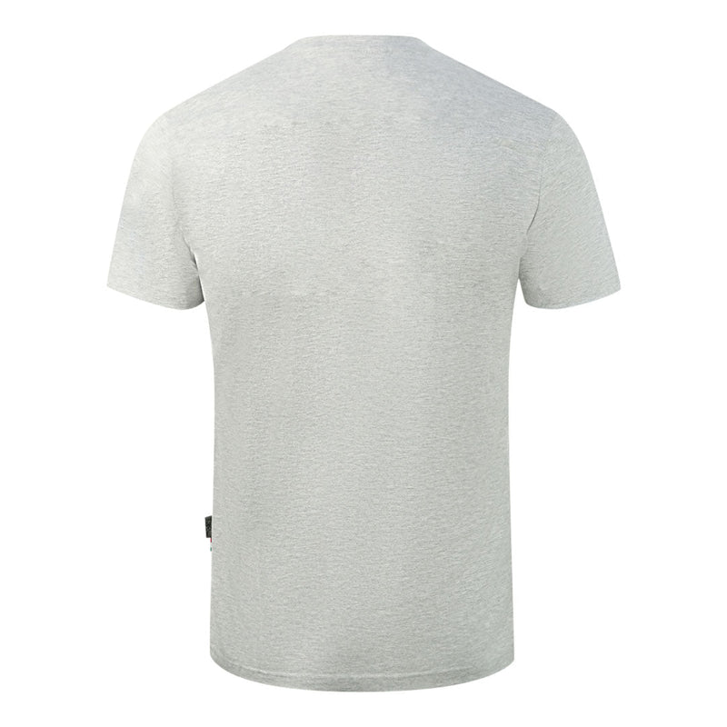 Aquascutum Herren T01123 94 T-Shirt Grau
