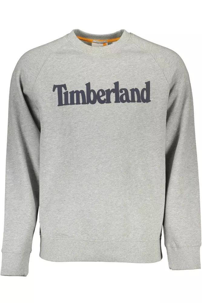 Timberland – Umweltbewusster, grauer Pullover mit Rundhalsausschnitt