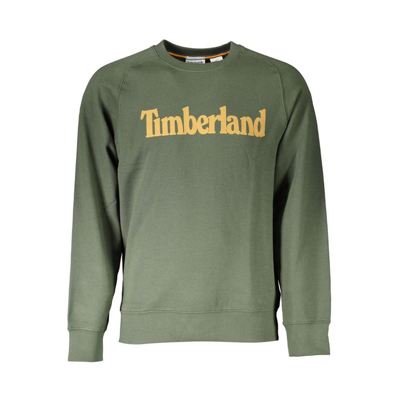 Timberland – Rundhalspullover aus Baumwollmischung, Grün