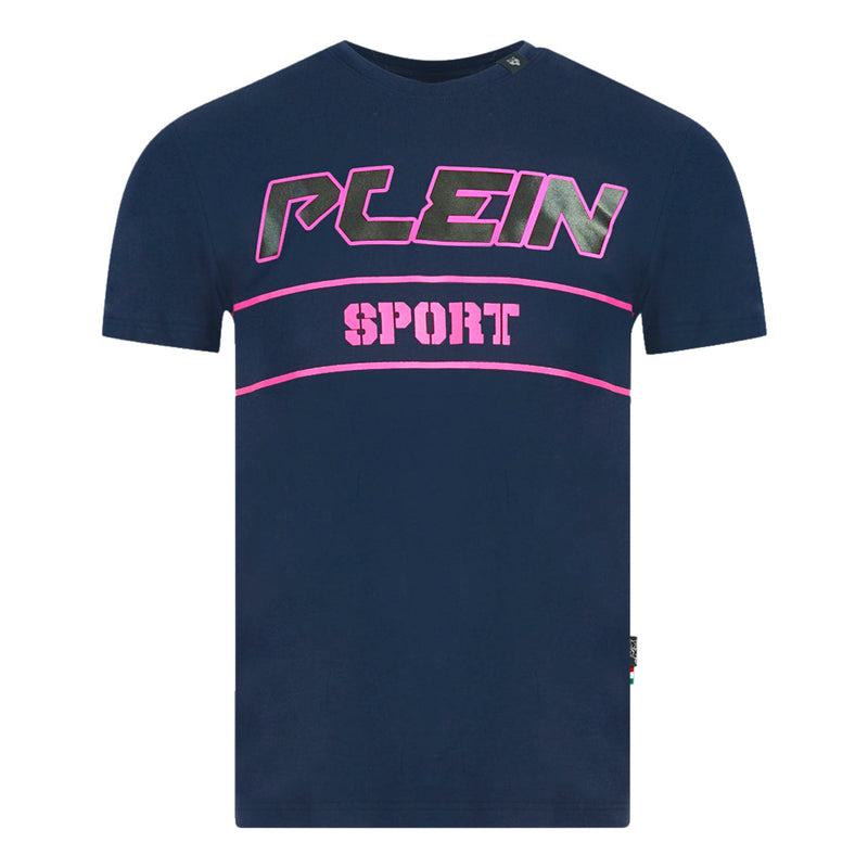 Philipp Plein Sport Herren Tips105It 85 T-Shirt Marineblau