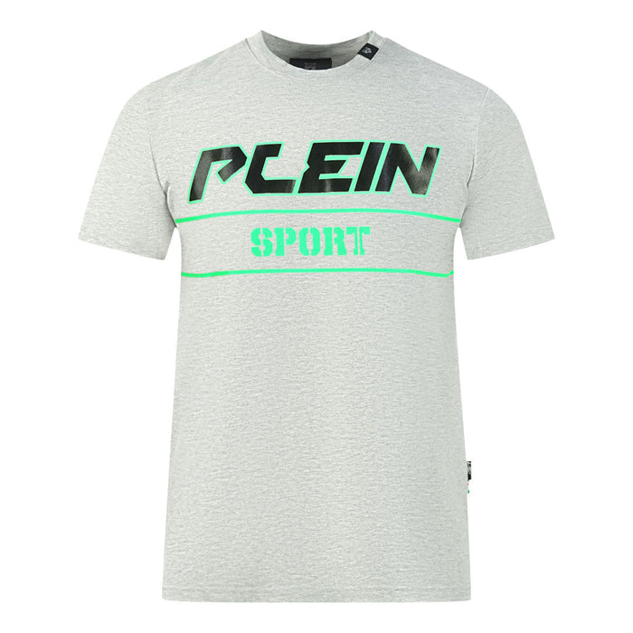 Plein Sport Herren T-Shirt Tips105It 94 Grau