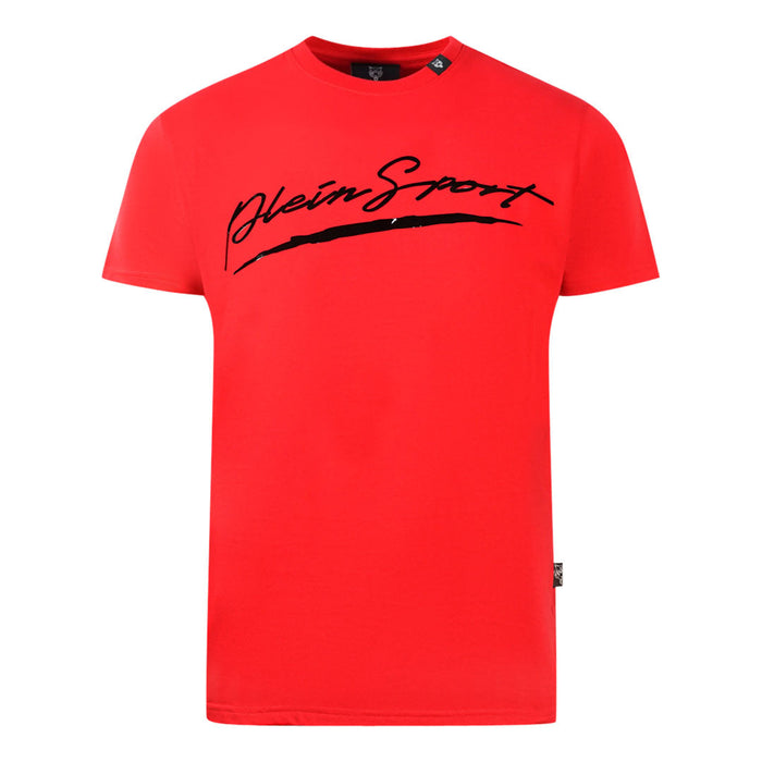 Plein Sport Herren T-Shirt Tips108It 52 Rot