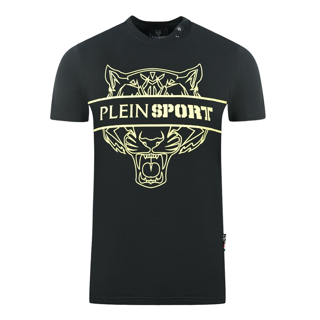 Plein Sport Herren Tips112It 99 T-Shirt Schwarz