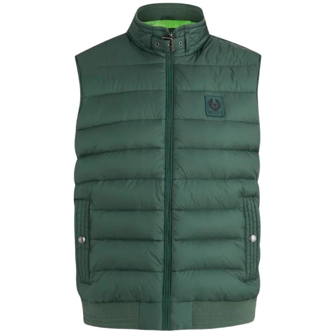 Belstaff Mens Tonal Circuit Atlas Gilet Green