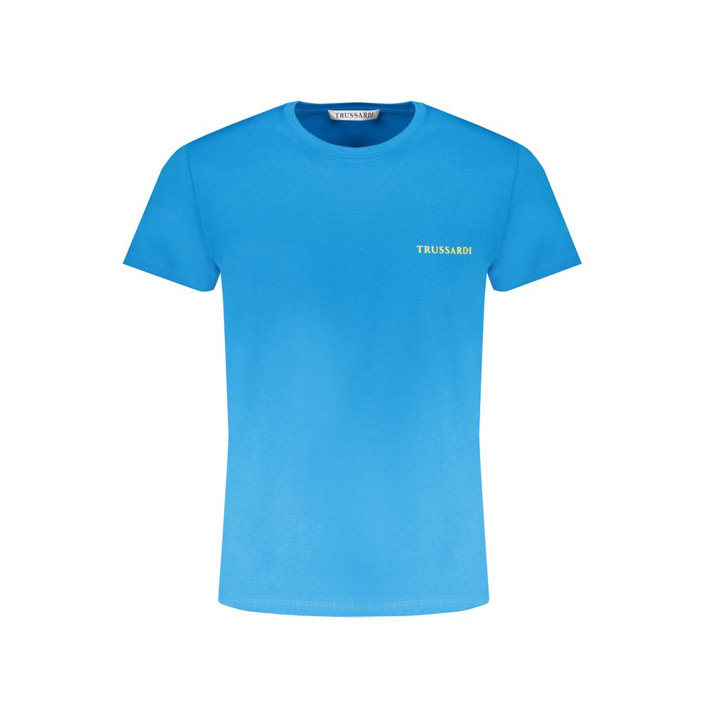 Trussardi Light Blue Cotton T-Shirt