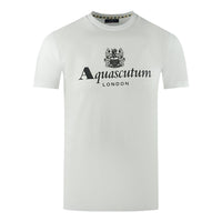 Aquascutum Mens Ts002 01 T Shirt White