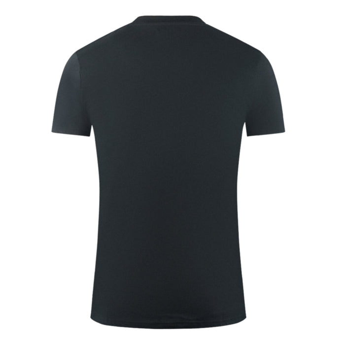 Aquascutum Herren Ts002 16 T-Shirt Schwarz