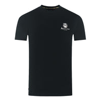 Aquascutum Herren Ts004 16 T-Shirt Schwarz