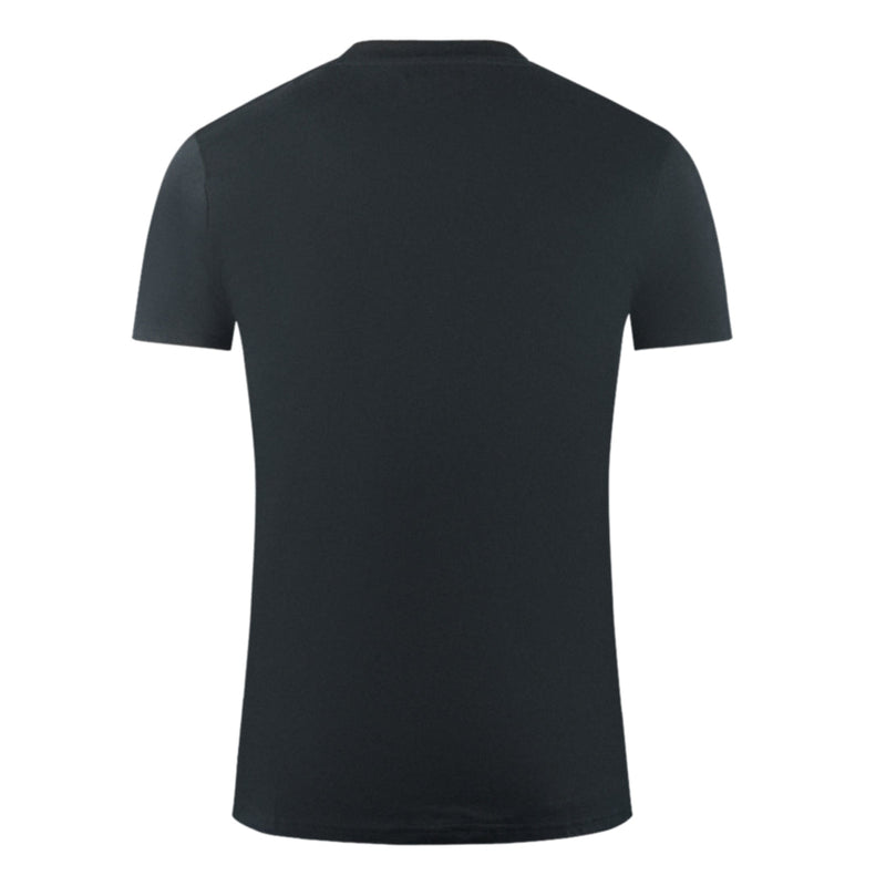 Aquascutum Herren Ts004 16 T-Shirt Schwarz