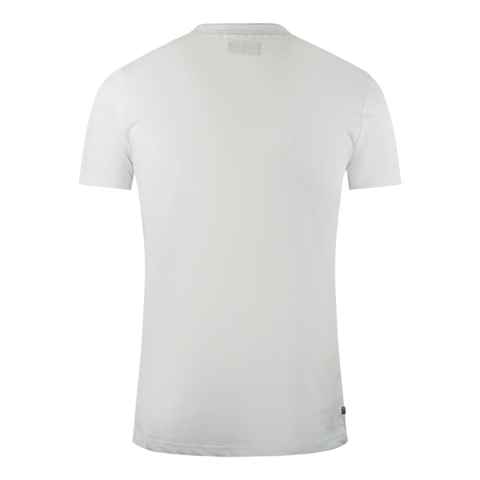 Aquascutum Herren Ts006 01 T-Shirt Weiß