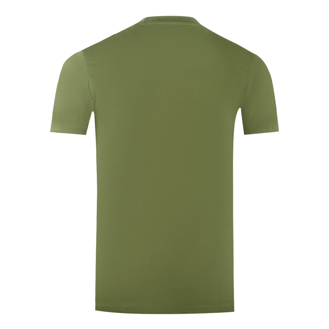 Aquascutum Herren Ts006 06 T-Shirt Armeegrün