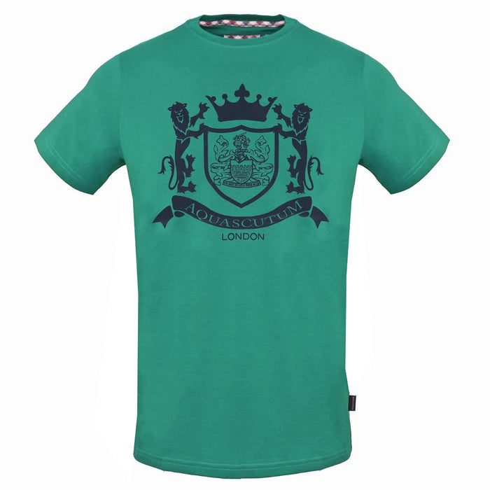 Aquascutum Royal Logo Green T-Shirt - Nova Clothing