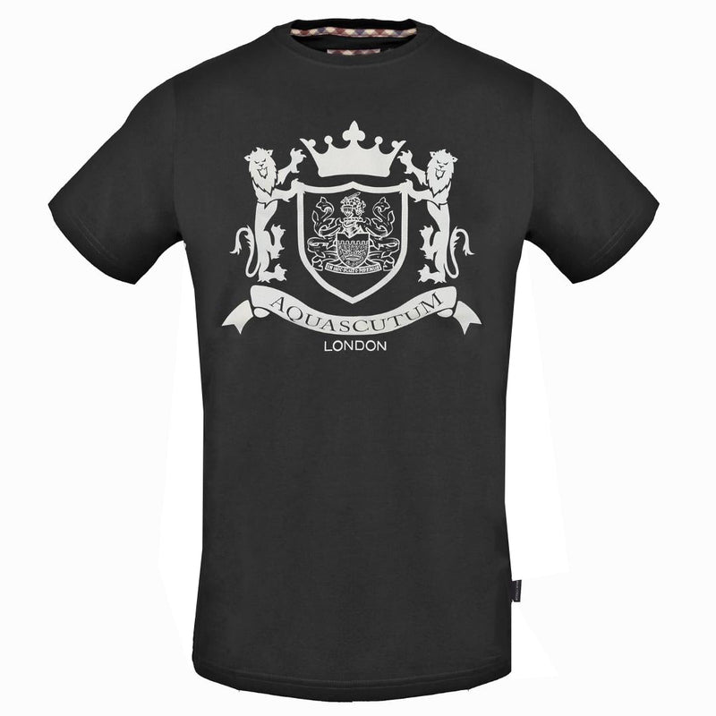 Aquascutum Royal Logo Black T-Shirt - Nova Clothing