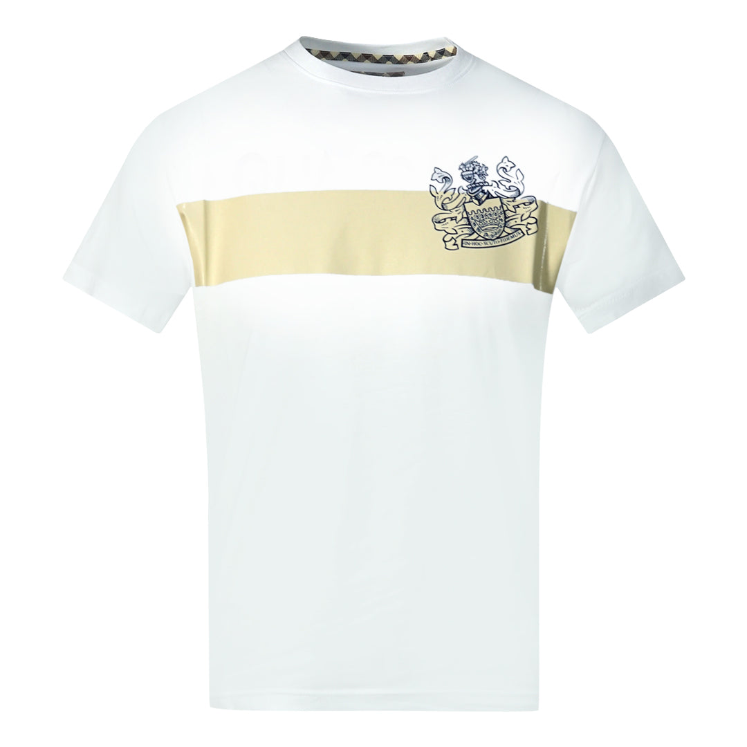 Aquascutum Mens Tsia103 01 T Shirt White