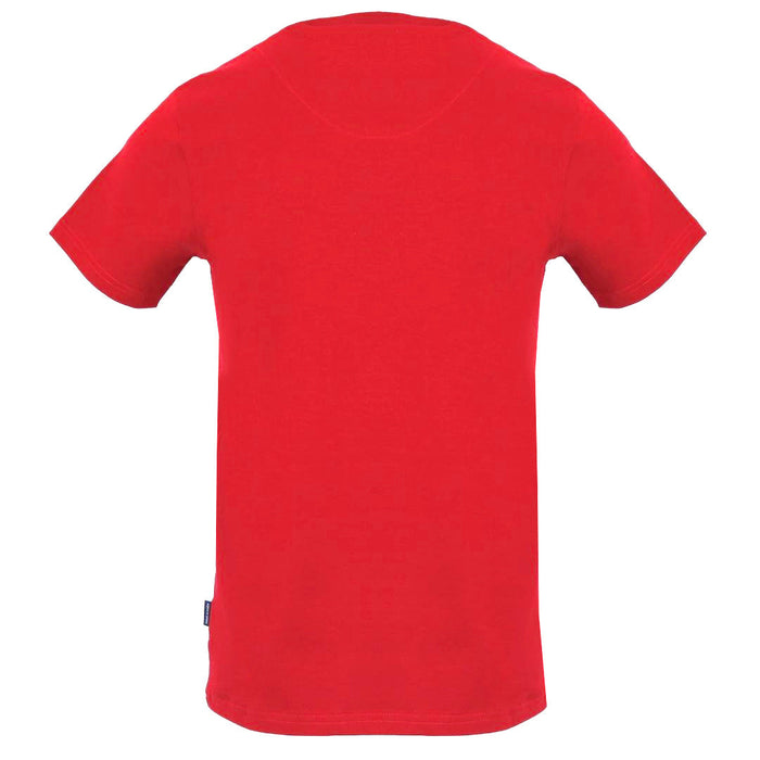 Aquascutum Herren Tsia106 52 T-Shirt Rot