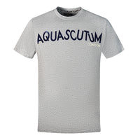 Aquascutum Herren Tsia106 94 T-Shirt Grau