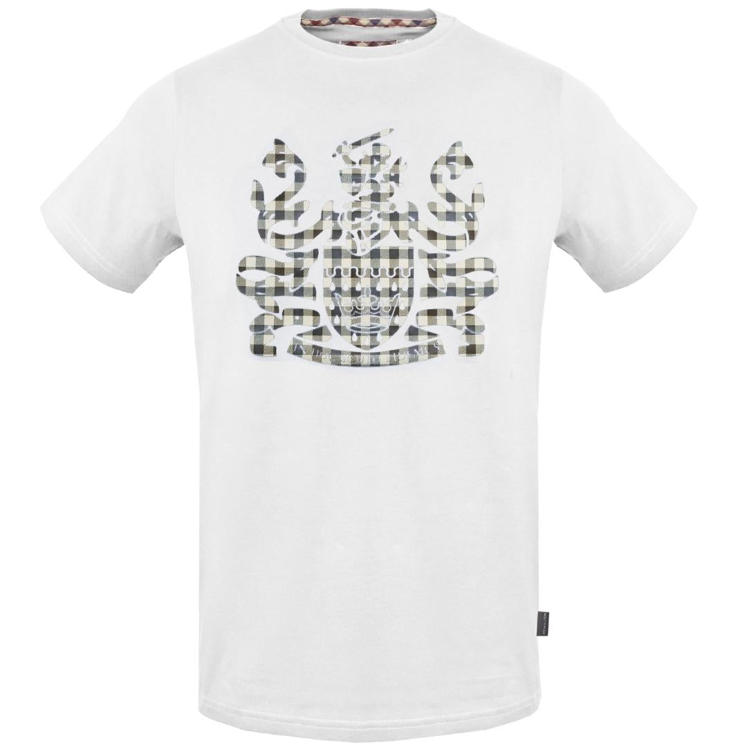 Aquascutum Mens Tsia11 01 T Shirt White