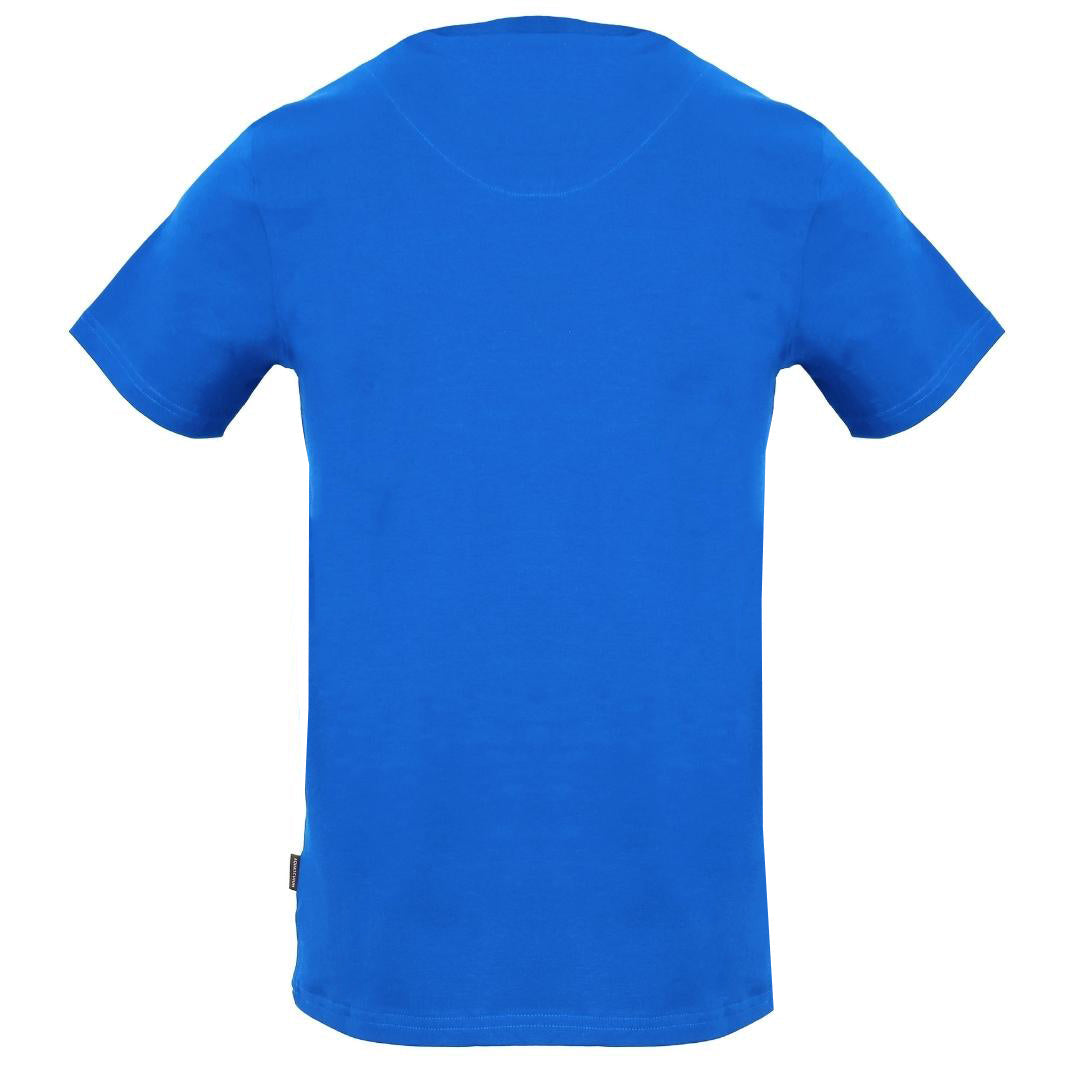 Aquascutum Herren Tsia126 81 T-Shirt Blau
