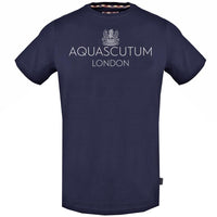 Aquascutum Mens Tsia126 85 T Shirt Blue