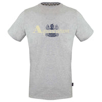 Aquascutum Herren Tsia12 94 T-Shirt Grau