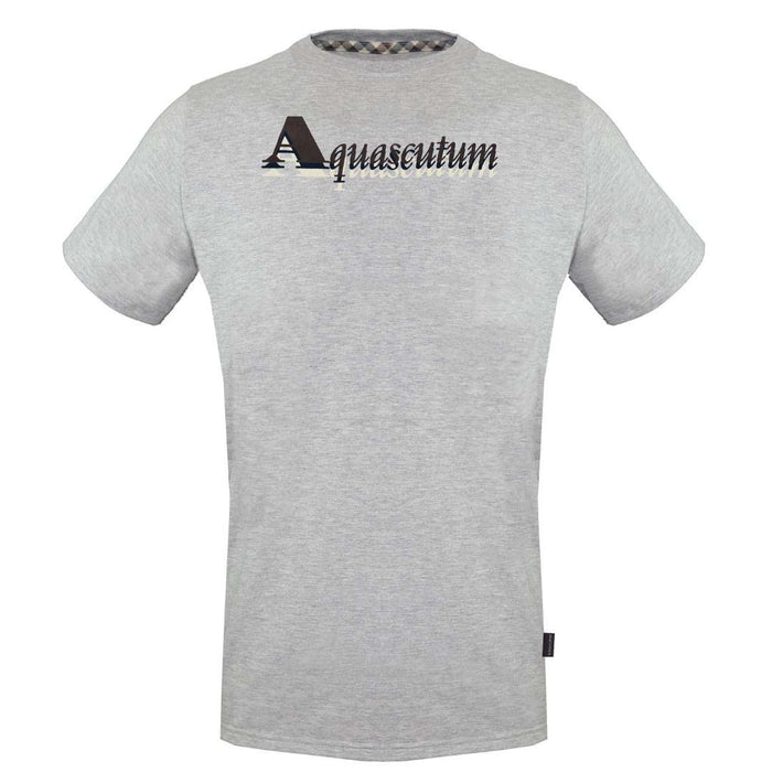 Aquascutum Mens Tsia15 94 T Shirt Grey