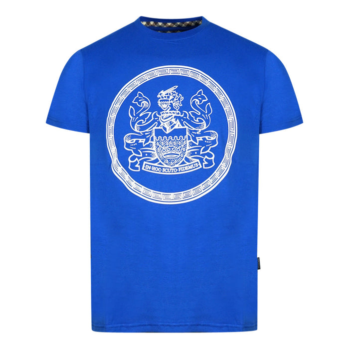 Aquascutum Herren Tsia17 81 T-Shirt Blau