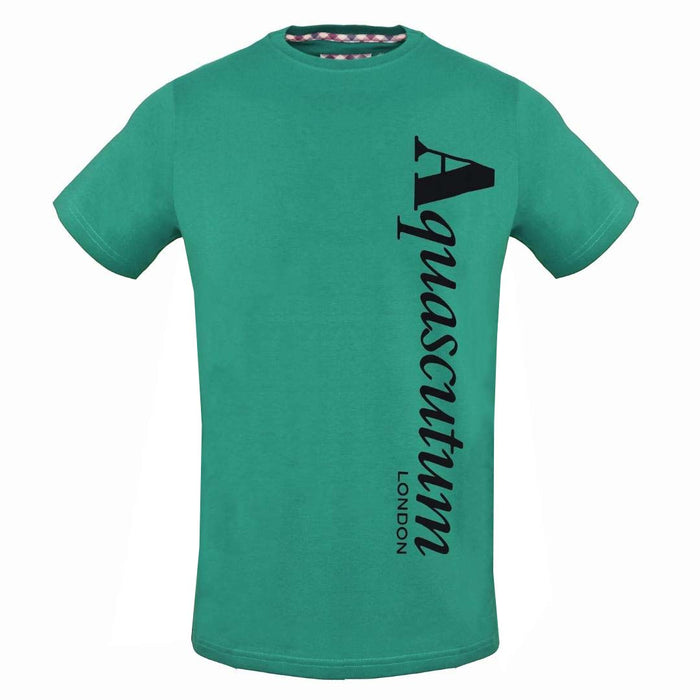 Aquascutum Mens Tsia18 32 T Shirt Green