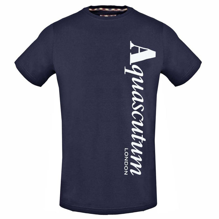 Aquascutum Mens Tsia18 85 T Shirt Blue