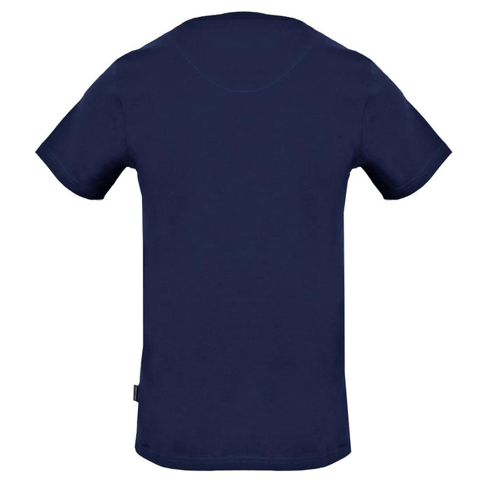 Aquascutum Herren Tsia20 85 T-Shirt Blau