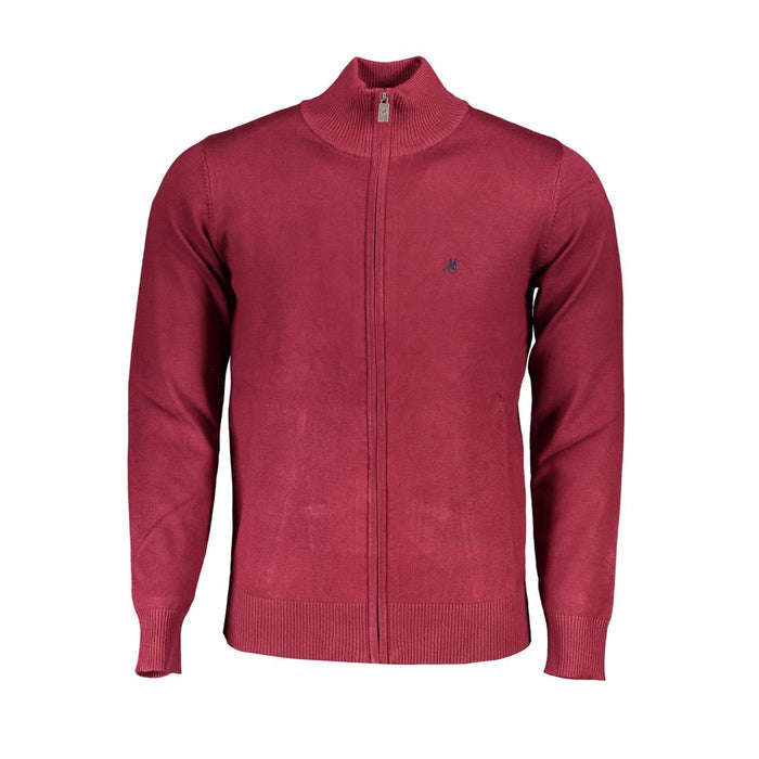 Roter Nylonpullover US Grand Polo
