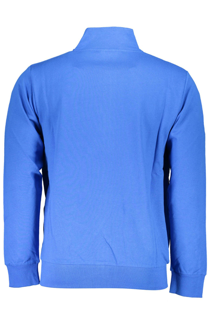 U.S. Grand Polo Elevated Casual Blue Zip Sweatshirt